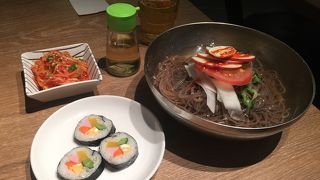 韓国冷麺大盛！