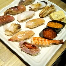 赤酢の江戸握り