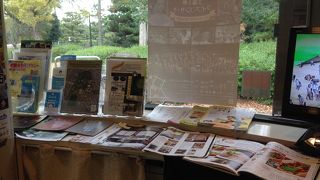 駐車場横に有ります