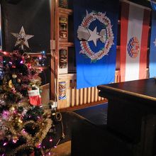 屋外テラス席、喫煙OK！