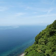 この湾はカルデラです。