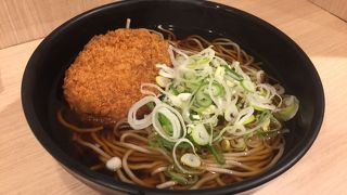 コロッケ蕎麦！