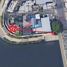 単に清州橋の全体の姿を見るならば、隅田川に移動すると良いかも