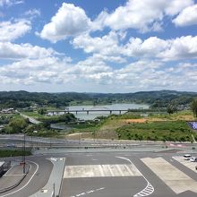 展望台から見える湖