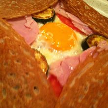 野菜多めのガレット