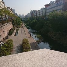 清渓川の風景