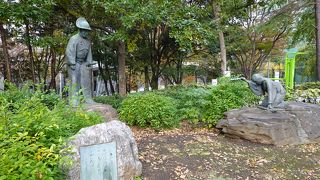 太田道灌に纏わる像です