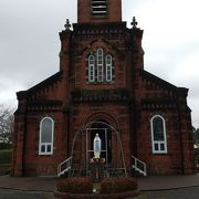 レンガ造りの美しい教会