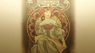 ミュシャの作品が常設展示されています