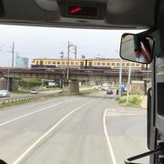 列車専用の橋で市場の近くにある