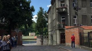 カウナスのネムナス川のそばにある教会です