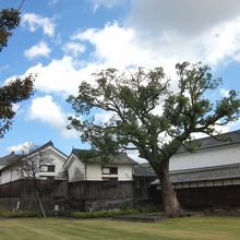 帆足本家・酒造蔵西広場