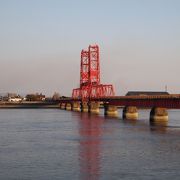 夕暮れ時に見る『筑後川昇開橋』