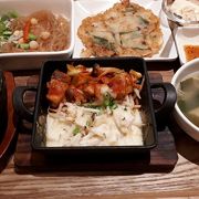 韓国料理で満腹