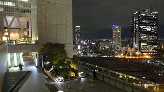 冬の夜、夜景を楽しんだ。