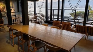 ２階のベランダからは大鳥居も見れます