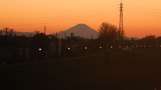 元日に初めてここで富士山を見ることができた