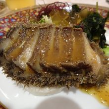 ミシュラン獲得記念コースの料理