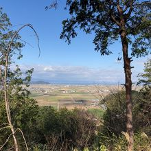 天守閣跡の眺め