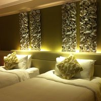 ツインルーム。ベットは大きめ