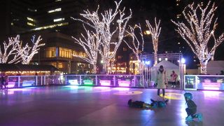 スケートリンクやってました☆