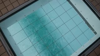 足元が透明で海が良く見えました。