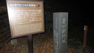 下から見てもお城に登る急な坂であることは見て取ることが出来ました。