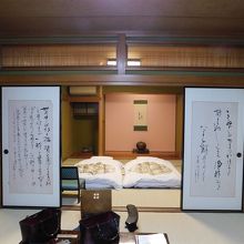 二部屋続きの部屋です。