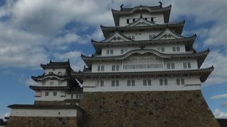 ここから天守閣を撮影