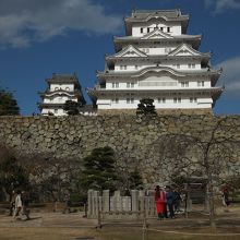 下部の石柱で囲われた部分が井戸