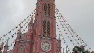 本当にピンクでした