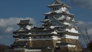 ここから眺める天守閣が良い