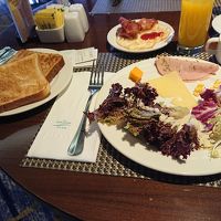 ブッフェです。みそ汁もありました。