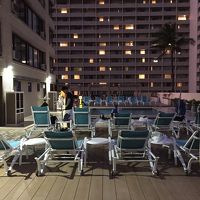 ジャグジー 花火、夕日は見えない