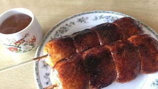 上州名物の焼きまんじゅうをぜひ！