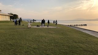 夕日がきれいです！