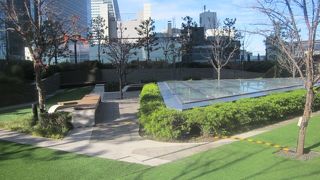 都会のオアシス、５Fにあるスカイガーデン