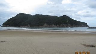 サルの放し飼いで有名らしい