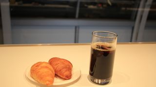 朝クロワッサンなどいただきました