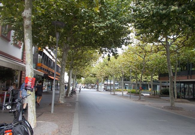 旧市街地の南のエリアにある通りです。