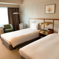 客室　シングル２台　広々