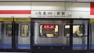 台北のランドマーク、台北１０１の最寄り駅です