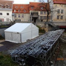 劇場の裏側です