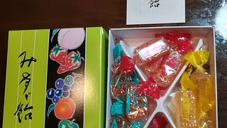 珍しいフルーツの柔らか飴！