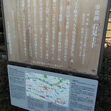 歴史説明書き看板
