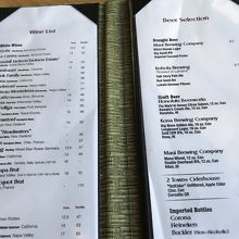 ドリンクメニュー