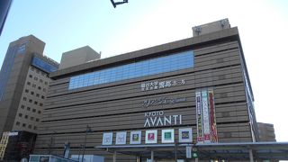 京都駅の南側にあるショッピングモールです