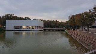 ロケットを望むつくば都心のオアシス