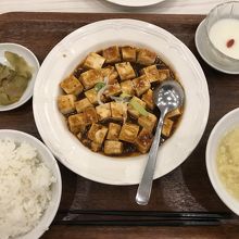 麻婆豆腐定食