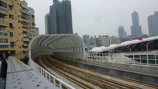 高い所にある駅からの眺めは素晴らしい